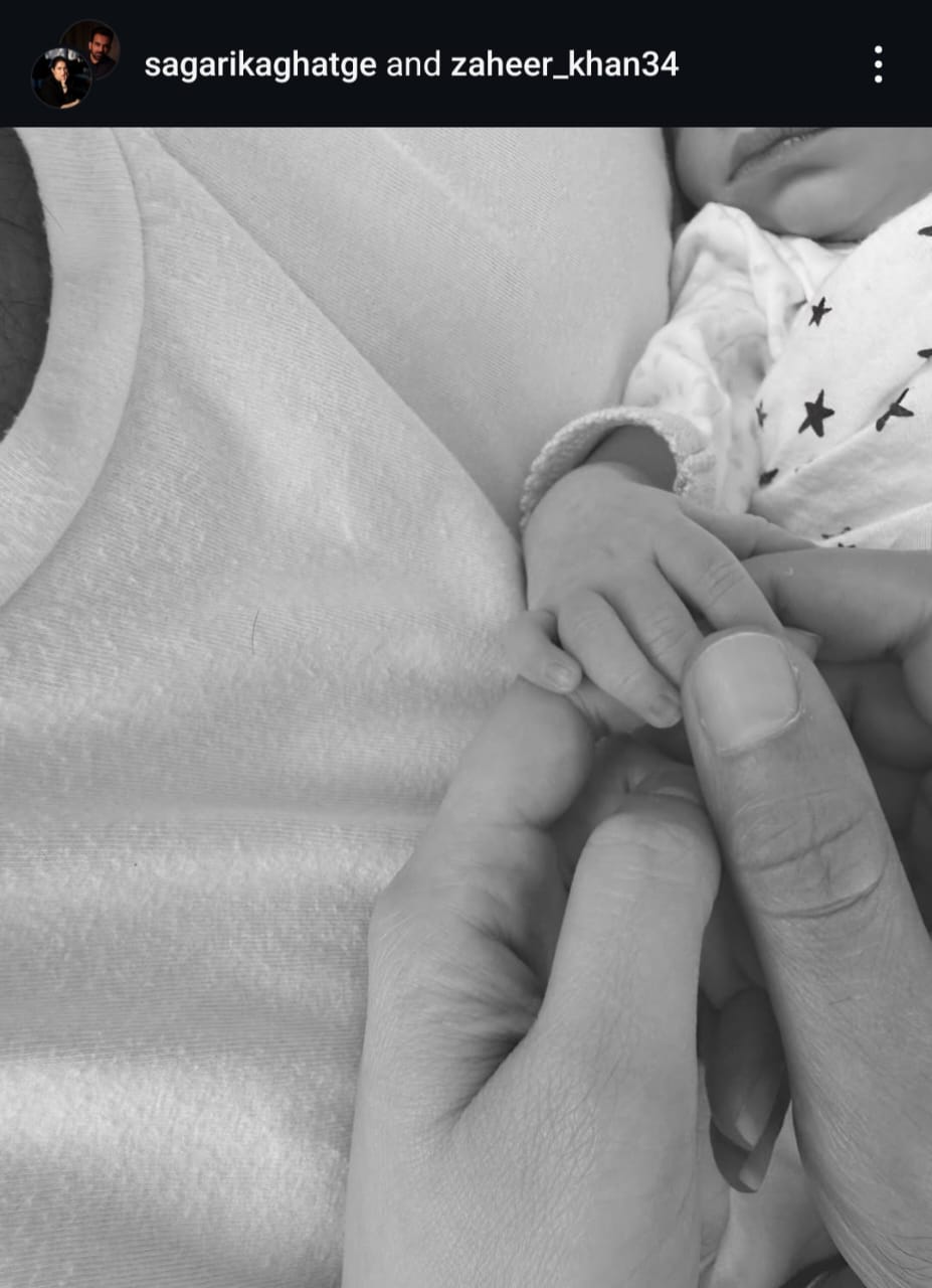 Zaheer Khan & Sagarika baby boy